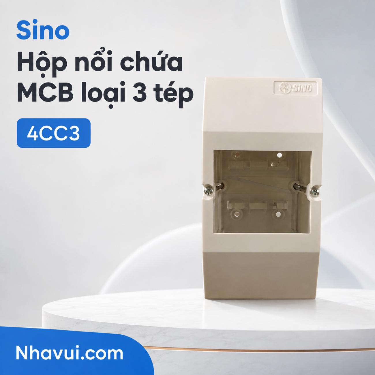 Hộp nổi chứa MCB Sino 4CC Series